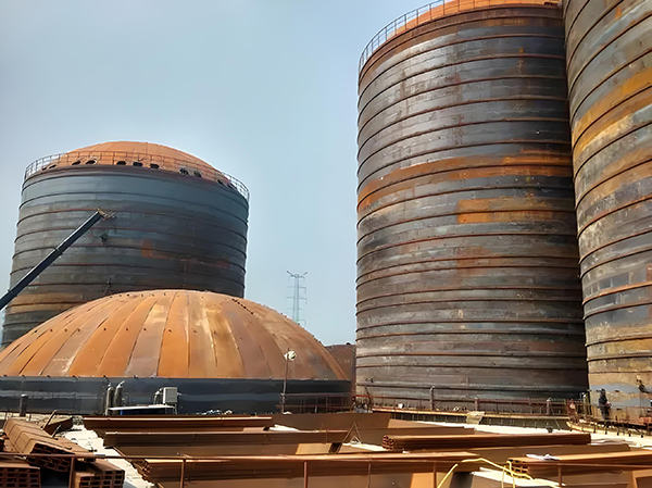 镇海焦粉钢板仓